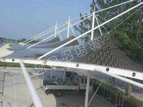 山西永济空军基地遮阳棚