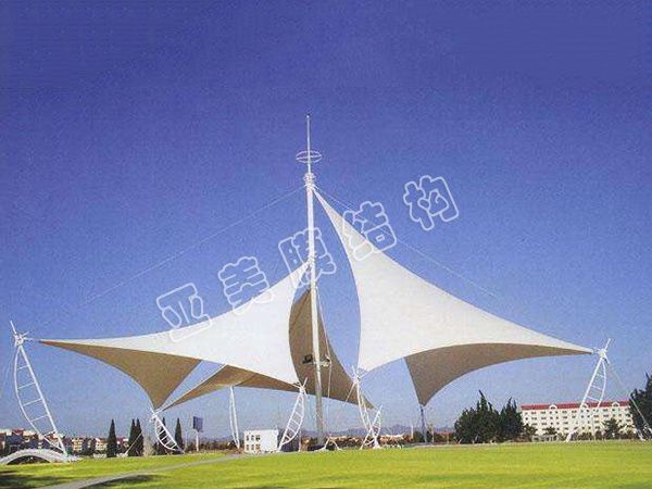 膜结构广场建筑-ym019