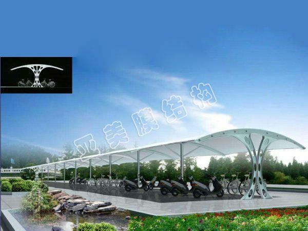 膜结构停车棚-ym012