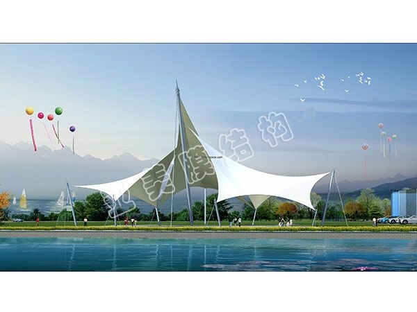 膜结构广场建筑-YM014