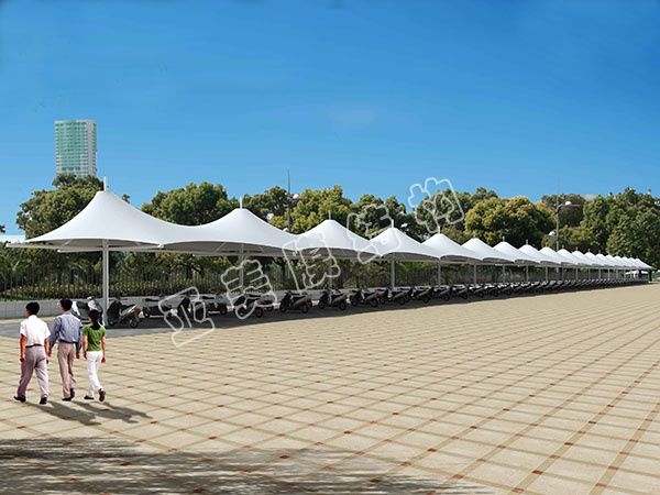 膜结构停车棚-YM021