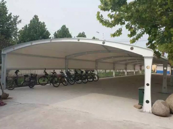 临朐膜结构自行车棚厂家