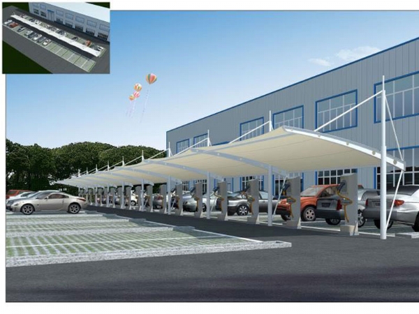 临朐膜结构汽车棚厂家
